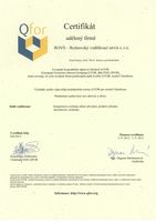 certifikát Q FOR